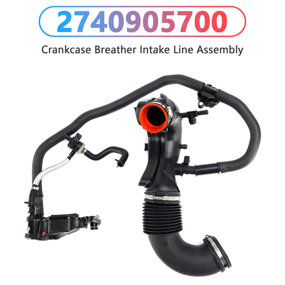 Crankcase Breather Intake Line Assembly 2740905700 for Benz X218 S205 W213 M274