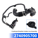 Crankcase Breather Intake Line Assembly 2740905700 for Benz X218 S205 W213 M274-6