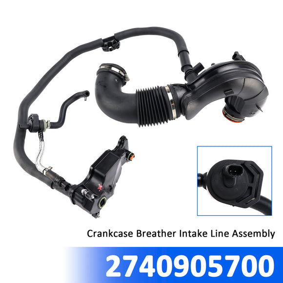 Crankcase Breather Intake Line Assembly 2740905700 for Benz X218 S205 W213 M274