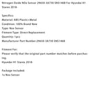 Nitrogen Oxide NOx Sensor 29650-3A730 SNS146B For Hyundai H1 Starex 2018--12