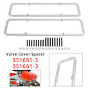 Small Block 1/2Inch3/8Inch Valve Cover Spacer 500 Riser 350 For Shaft Mount Roller-3