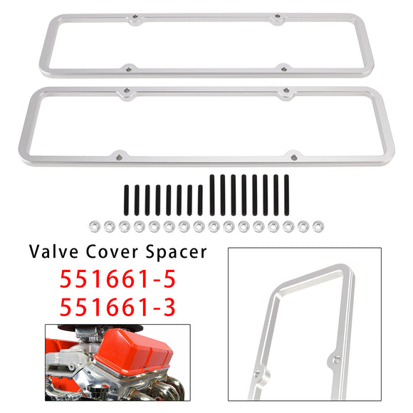 Small Block 1/2Inch3/8Inch Valve Cover Spacer 500 Riser 350 For Shaft Mount Roller