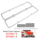 Small Block 1/2Inch3/8Inch Valve Cover Spacer 500 Riser 350 For Shaft Mount Roller-5