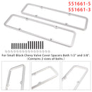 Small Block 1/2Inch3/8Inch Valve Cover Spacer 500 Riser 350 For Shaft Mount Roller-6