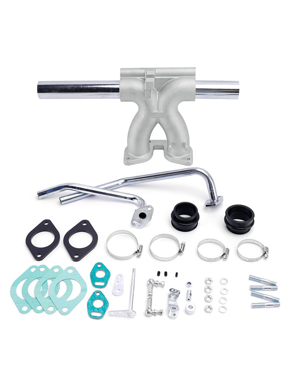 Manifold Kit 99004.315 Fit VW Beetle Bug Type 1 Single Fit Weber 40 Idf 44 Carb