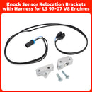 Knock Sensor Relocation Brackets with Harness for LS 97-07 V8 Engines-4