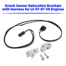 Knock Sensor Relocation Brackets with Harness for LS 97-07 V8 Engines-6