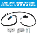 Knock Sensor Relocation Brackets with Harness for LS 97-07 V8 Engines-1