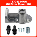 15708 Oil Filter Mount Kit 1/2 in NPT Female Ports 3/4-16 in Center Thread-1