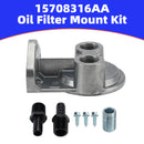 15708 Oil Filter Mount Kit 1/2 in NPT Female Ports 3/4-16 in Center Thread-3