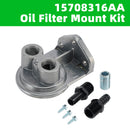 15708 Oil Filter Mount Kit 1/2 in NPT Female Ports 3/4-16 in Center Thread-4