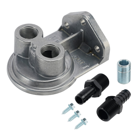 15708 Oil Filter Mount Kit 1/2 in NPT Female Ports 3/4-16 in Center Thread