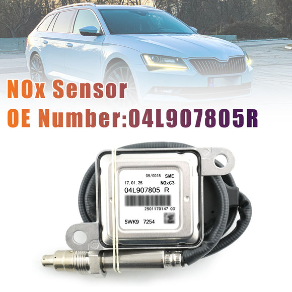 Nitrogen Oxide NOx Sensor 04L907805R 5WK97254 For Skoda SUPERB III VW PASSAT B8