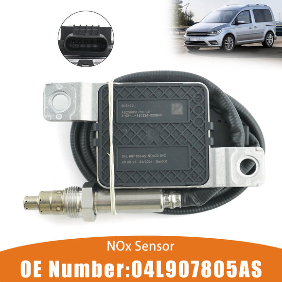 Nitrogen Oxide NOx Sensor 04L907805AS For VW Caddy 2.0 TDI 2015-2020
