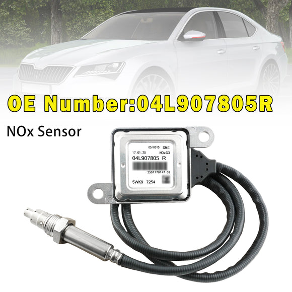 Nitrogen Oxide NOx Sensor 04L907805R 5WK97254 For Skoda SUPERB III VW PASSAT B8