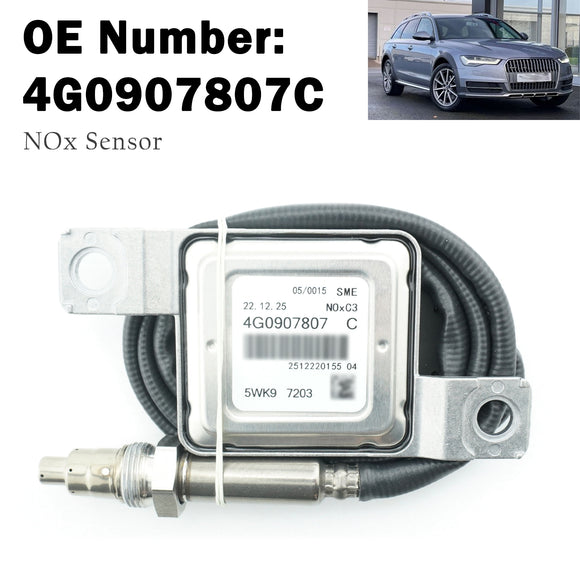 NOx Sensor 4G0907807C For Audi A6 A7 Quattro 3.0 TDI Diesel Turbo 2014-2016
