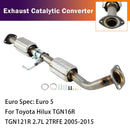 Catalytic Converter For Toyota Hilux TGN16R TGN121R 2.7L 2TRFE 2005-2015-6