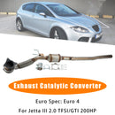 Exhaust Catalytic Converter For Audi A3 Seat Leon VW Golf V Jetta III 2.0-4