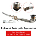 Exhaust Catalytic Converter For Audi A3 Seat Leon VW Golf V Jetta III 2.0-7