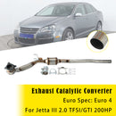 Exhaust Catalytic Converter For Audi A3 Seat Leon VW Golf V Jetta III 2.0-5