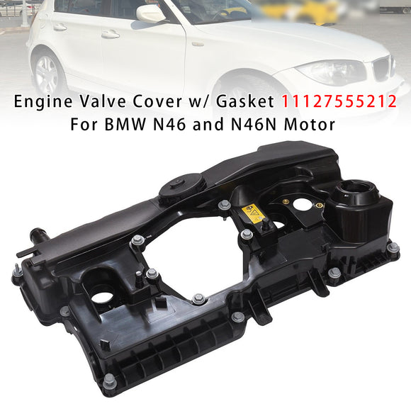 Engine Valve Cover W/ Gasket 11127555212 For BMW N46 And N46N Motor