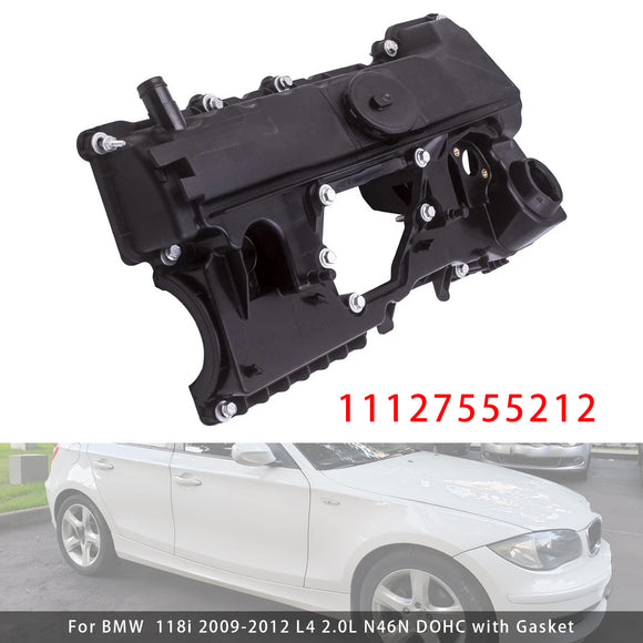 Engine Valve Cover W/ Gasket 11127555212 For BMW N46 And N46N Motor