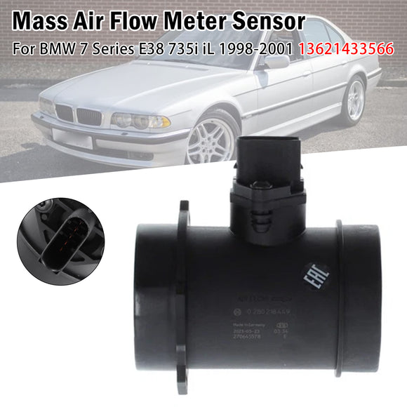 Mass Air Flow Meter Sensor For BMW 7 Series E38 735i iL 1998-2001 13621433566