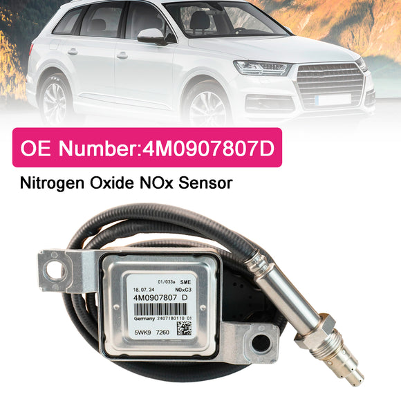 Nitrogen Oxide NOx Sensor 4M0907807D For Audi Q7 VW Touareg 3.0L 2015-2021