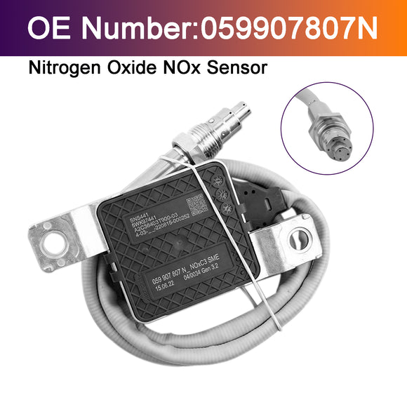 Nitrogen Oxide NOx Sensor 059907807N For VW Touareg 7P5 7P6 3.0 V6 TDI 2010-2018
