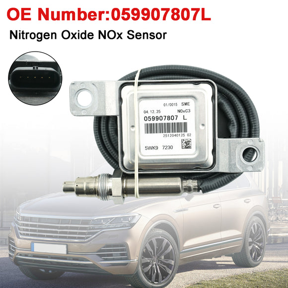Nitrogen Oxide NOx Sensor 059907807L For VW Touareg 2010-2018 3.0 TDI