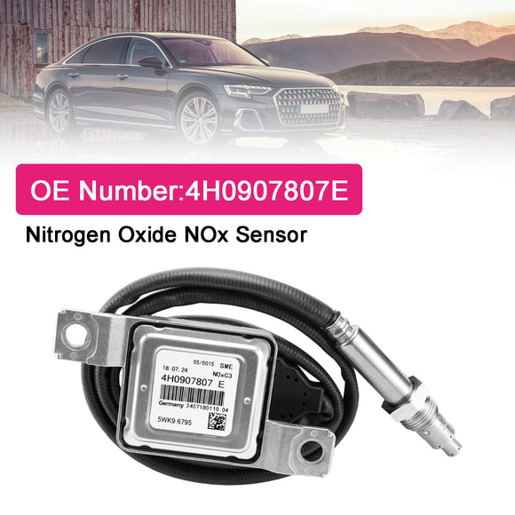 Nitrogen Oxide NOx Sensor 4H0907807E For Audi A8 Quattro 3.0TDI 2014-2016