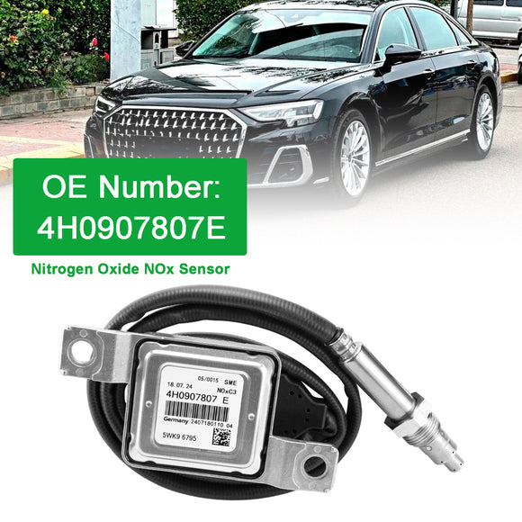 Nitrogen Oxide NOx Sensor 4H0907807E For Audi A8 Quattro 3.0TDI 2014-2016