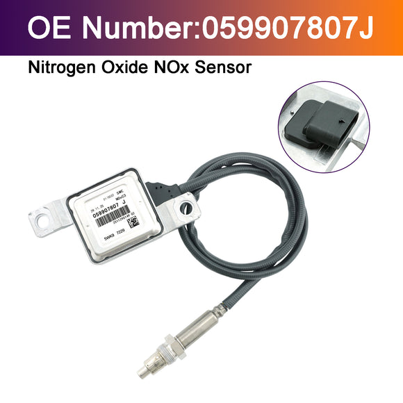 Nitrogen Oxide NOx Sensor 059907807J 5WK97229 For VW Touareg TDI V6 A4 S4 A5 S5