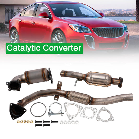 Front + Rear Catalytic Converter For Buick Regal 2.0L Turbo 2014-2017