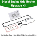 Diesel Engine Grid Heater Upgrade Kit for Dodge Ram 2500 3500 6.7L Cummins 11-24-6