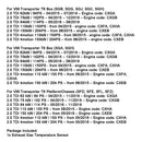 VW Transporter T6 Platform/Chassis SFD, SFE, SFL, SFZ Exhaust Gas Temperature Sensor 04L906088DE-15