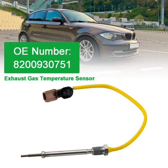 RENAULT MASTER III Bus JV 2.3 dCi 145 FWD JV0F, JV0S, JV0T 02.2011-107KW 146HP 2298cc Bus behind turbocharger Exhaust Gas Temperature Sensor 8200930751