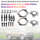 2011-2014 Lincoln Mark LT 3.5L EcoBoost Exhaust Manifold to Turbo Hardware Stud Nut Kit-2
