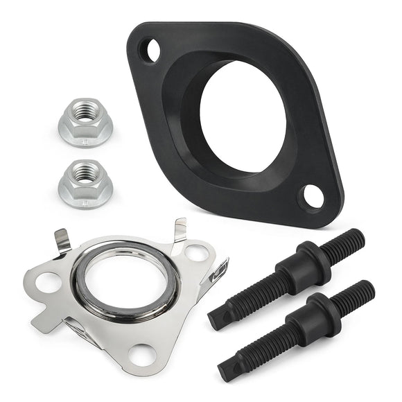 Exhaust Downpipe Adapter Flange Gasket Stud Kit For Ford Ecoboost 3.5L 2011-2021