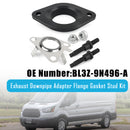 Ford Transit 150, 250, 350, 350 HD 2015-2019 Exhaust Downpipe Adapter Flange Gasket Stud Kit-7