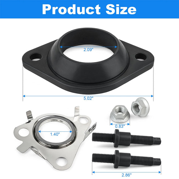 Lincoln Navigator 2015-2021 Exhaust Downpipe Adapter Flange Gasket Stud Kit