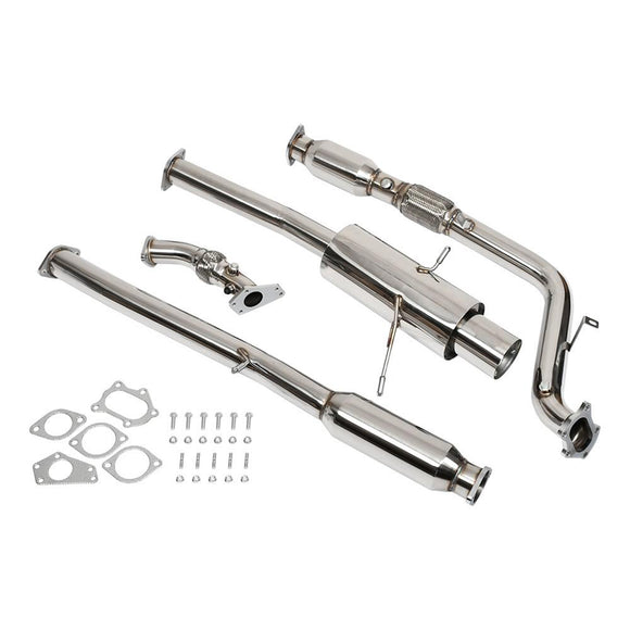 3 Inch Catback Exhaust 4.5 Inch Muffler Tip for Subaru Impreza WRX STI GD EJ205 02-07