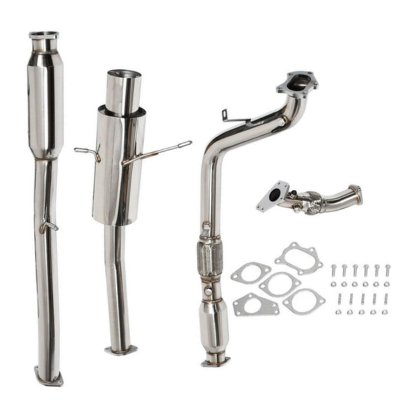 3 Inch Catback Exhaust 4.5 Inch Muffler Tip for Subaru Impreza WRX STI GD EJ205 02-07