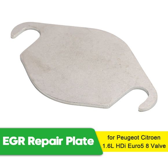 EGR Repair Plate for Peugeot Citroen 1.6L HDi Euro5 8 Valve C3 C4 DS3 DS4
