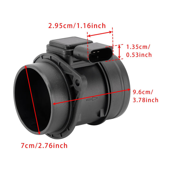 Mercedes-Benz A B W245 W169 5WK97026 Mass Air Flow Meter Sensor