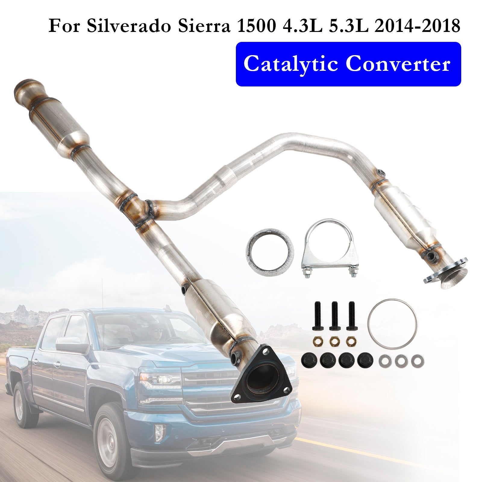 GMC 2014–2018 Sierra 1500 4,3 l 5,3 l 52642 50497 Katalysator - 0