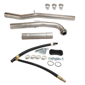Chevy GMC 2015.5-2016 LML 6.6 Duramax 4" Exhaust DPF Delete Race Pipe & EGR kit