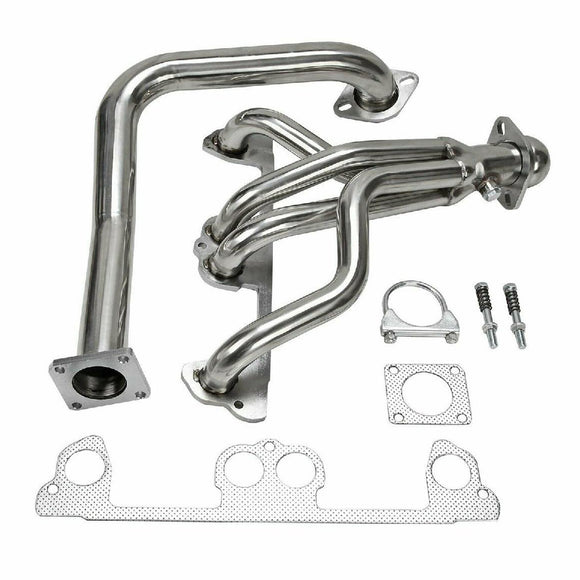 Exhaust Manifold Header w/ Downpipe Fit Jeep Wrangler YJ 2.5L L4 1991-1995
