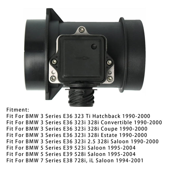 BMW E36 323i 328i E39 528i 5WK9617 Mass Air Flow Meter Sensor