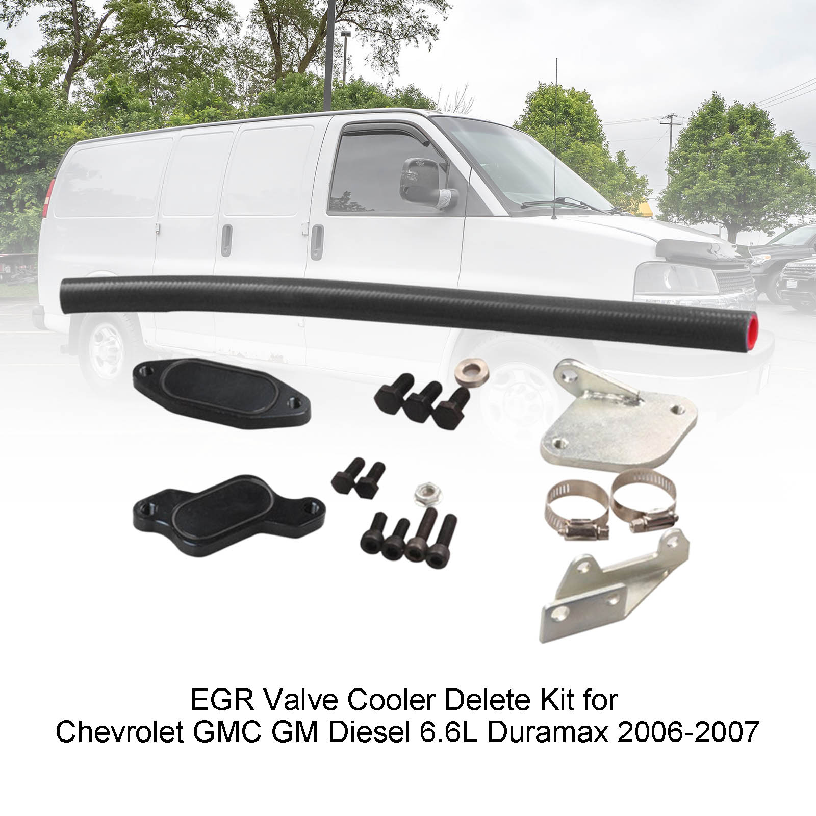 Chevrolet 2006-2007 GMC GM Diesel 6.6L Duramax EGR Valve Cooler Delete Kit